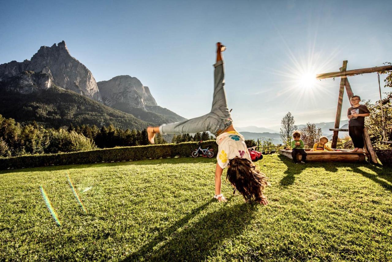 Haus Lohengrin Ferienwohnung 4 Siusi Exteriér fotografie