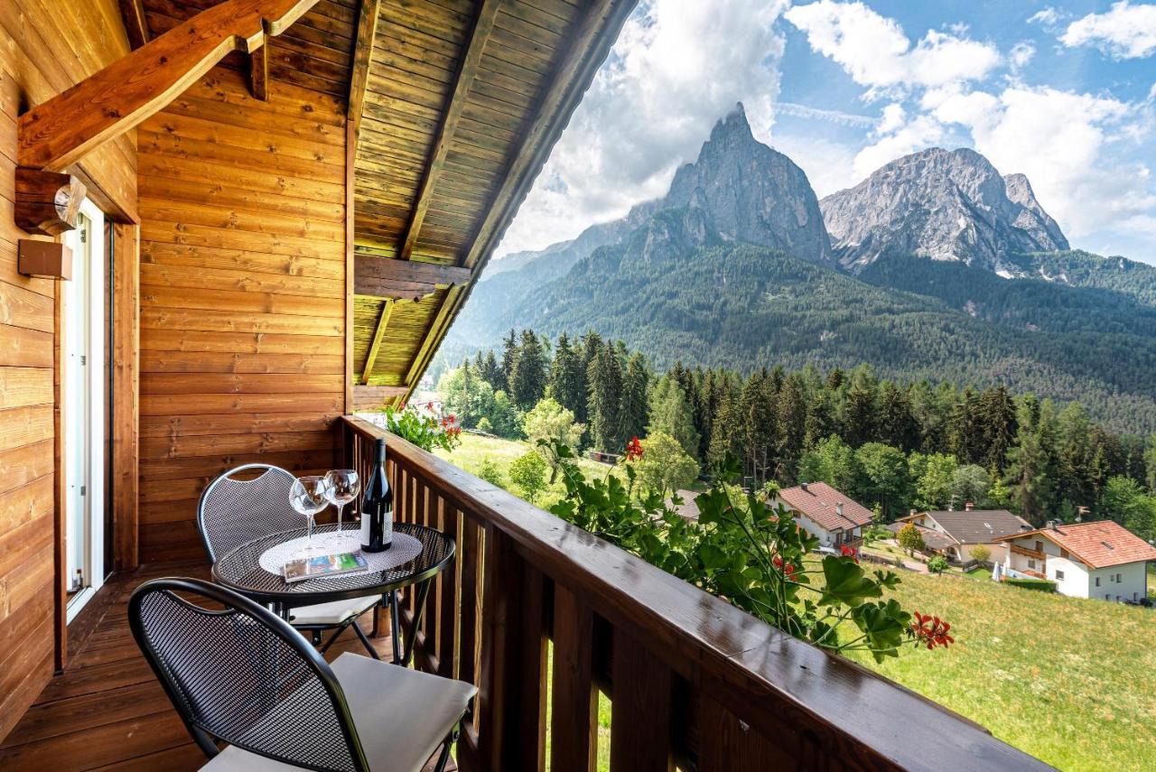 Haus Lohengrin Ferienwohnung 4 Siusi Exteriér fotografie